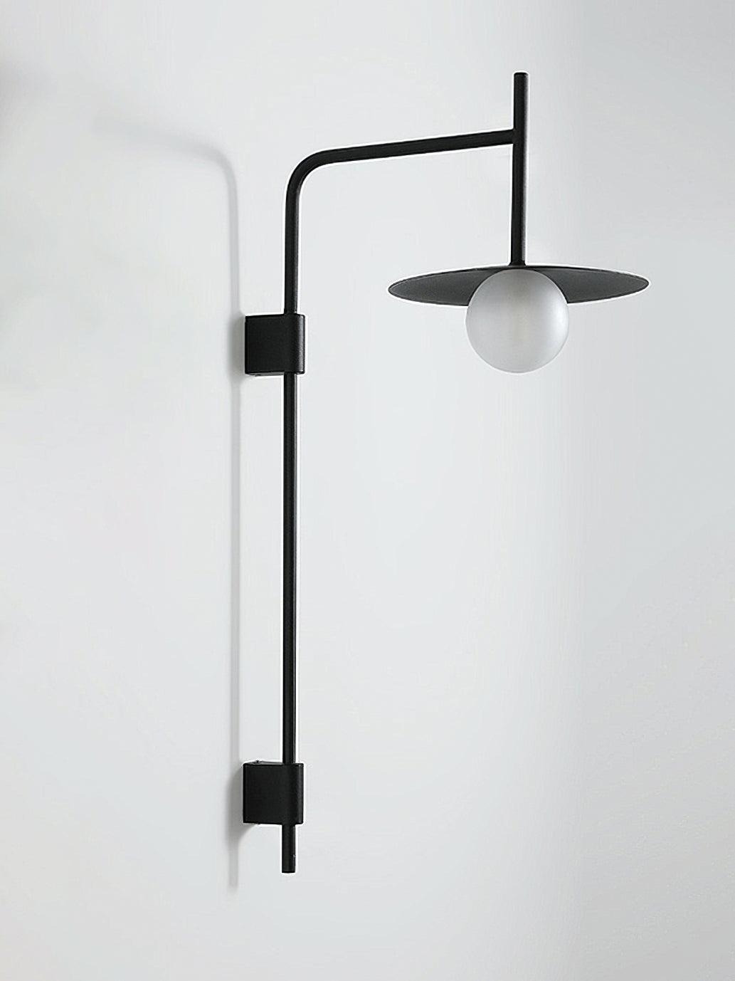 Paxon aplique de pared Swing Arm con vidrio enchufable