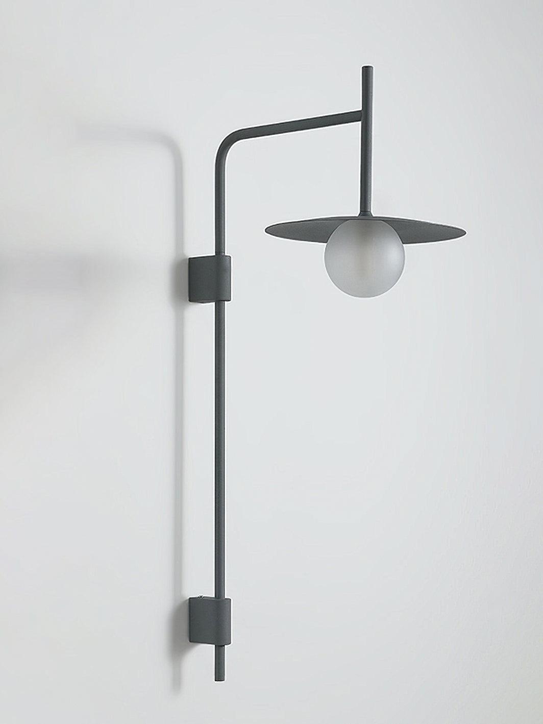 Paxon aplique de pared Swing Arm con vidrio enchufable