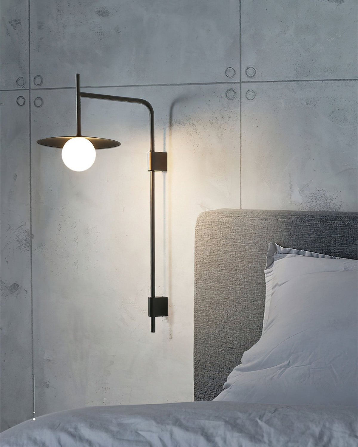 Lioririelle aplique de pared moderno minimalista de vidrio