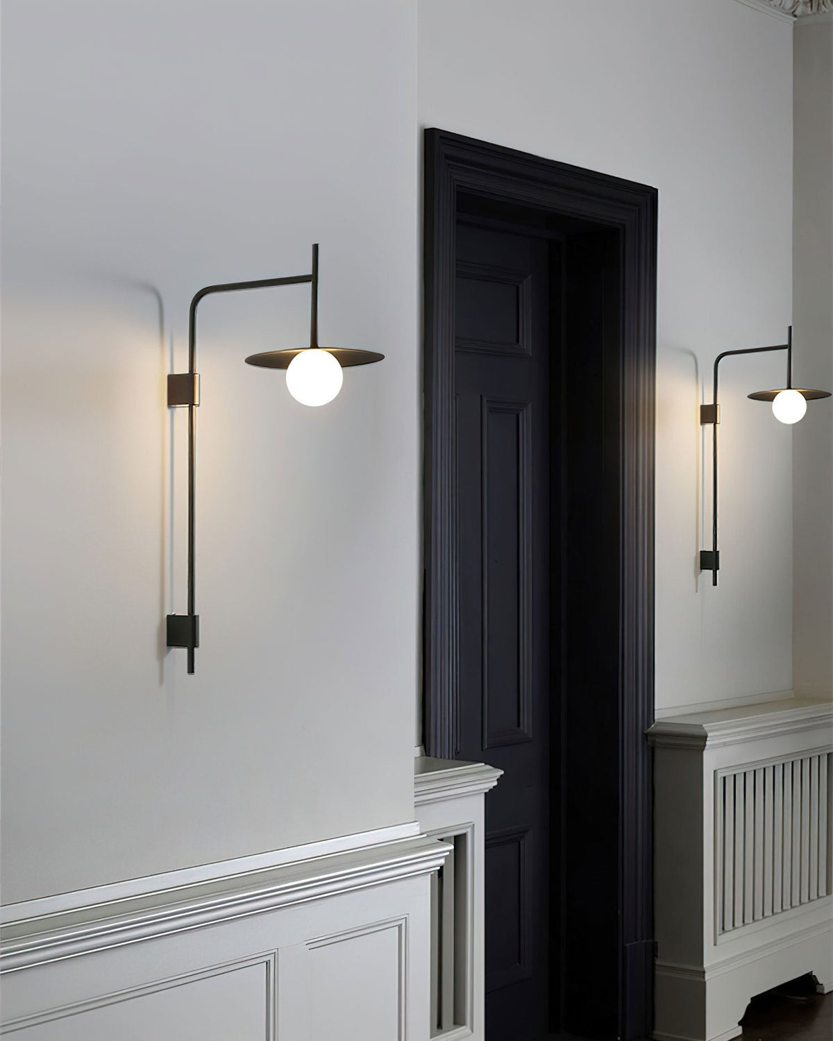Lioririelle aplique de pared moderno minimalista de vidrio