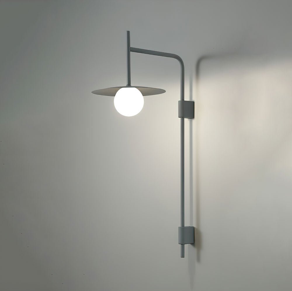 Lioririelle aplique de pared moderno minimalista de vidrio