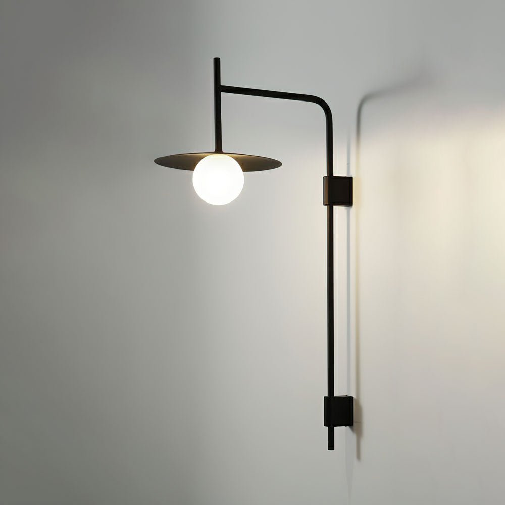Lioririelle aplique de pared moderno minimalista de vidrio