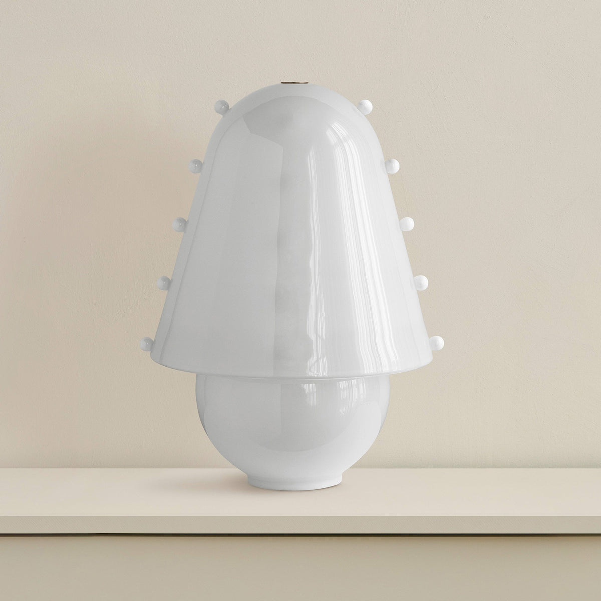 Enzo lámpara de mesa contemporánea de vidrio