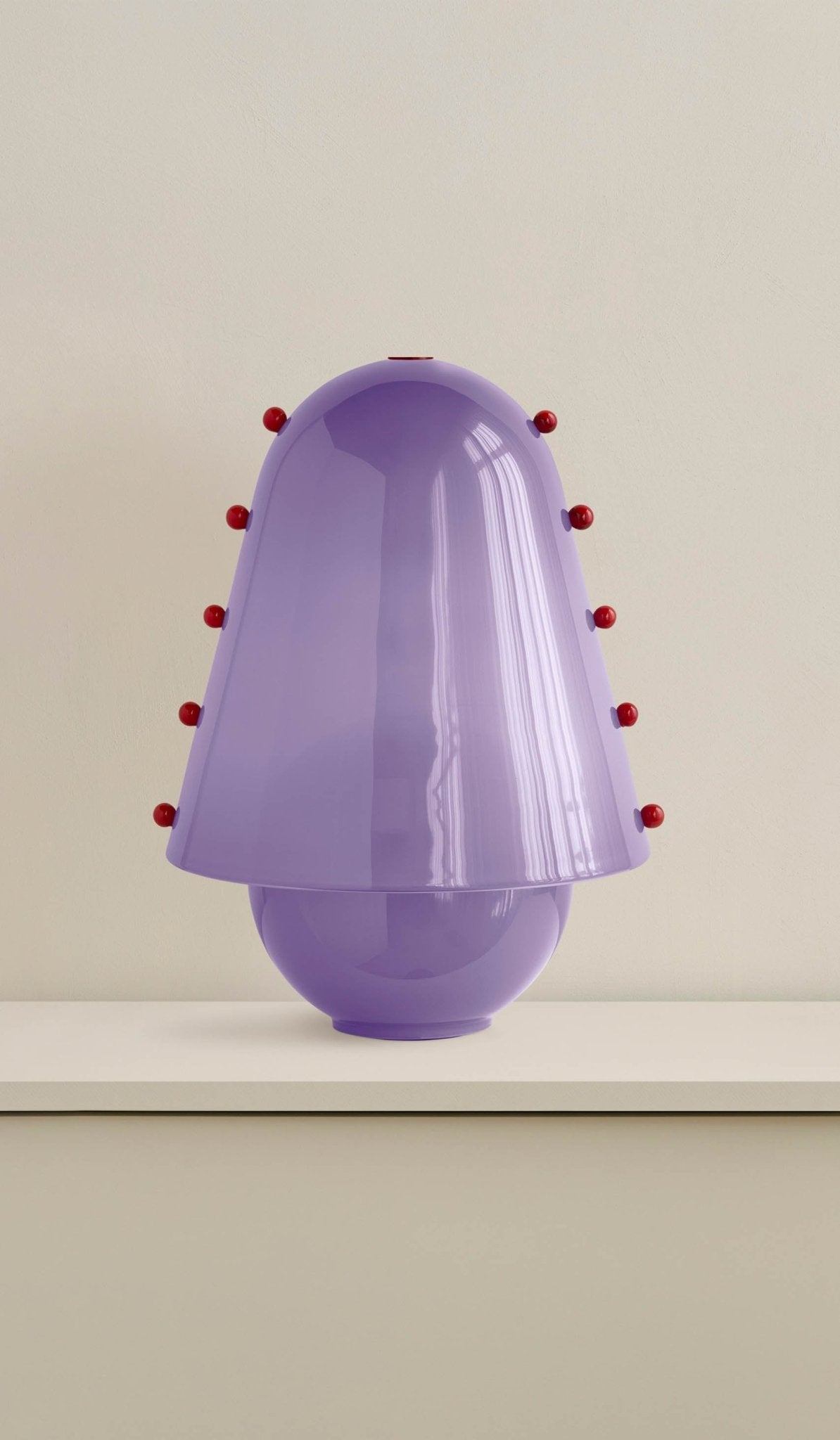 Enzo lámpara de mesa contemporánea de vidrio