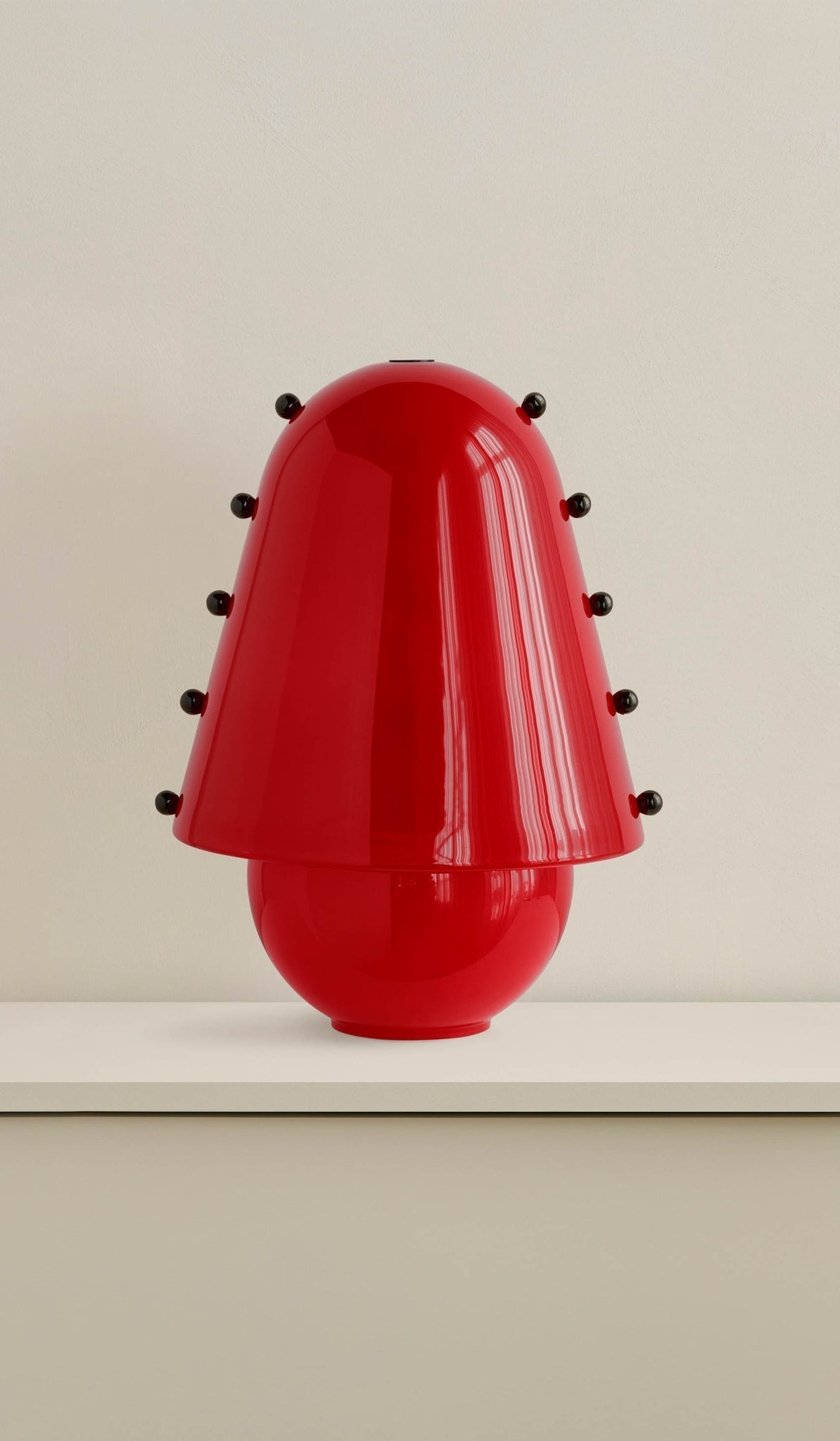 Enzo lámpara de mesa contemporánea de vidrio