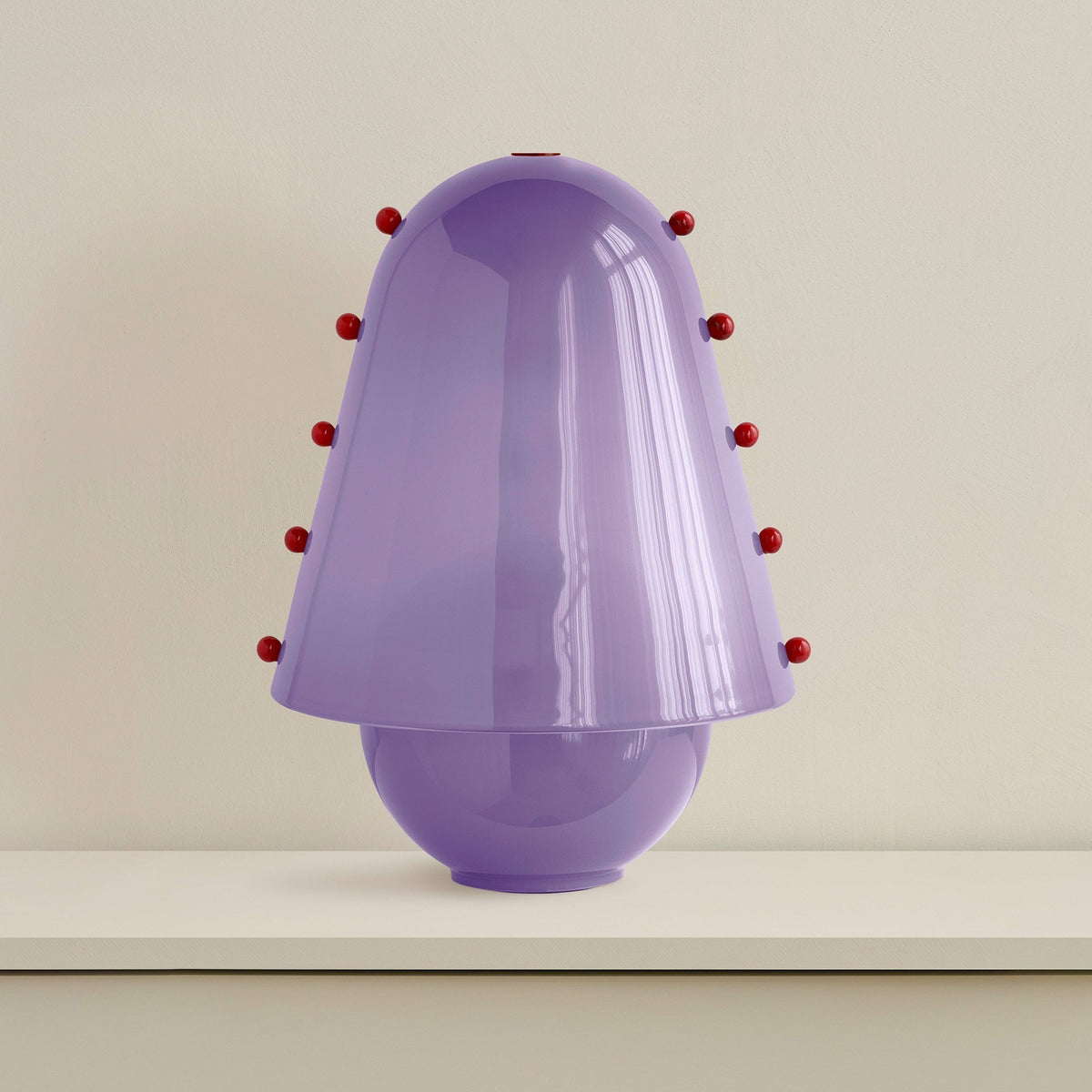 Enzo lámpara de mesa contemporánea de vidrio