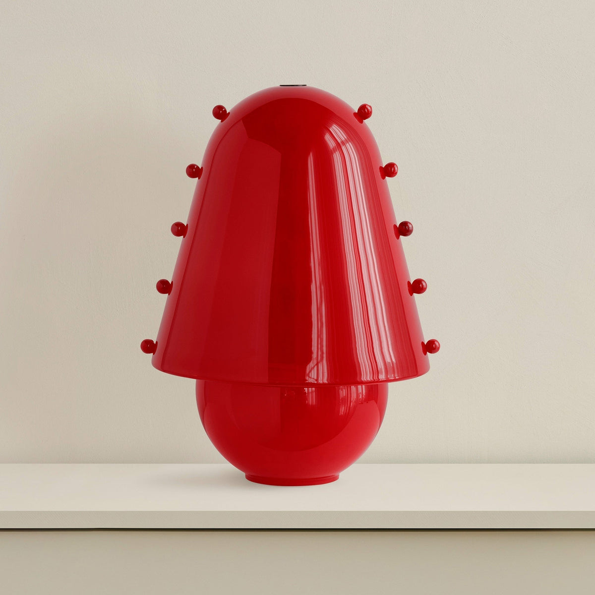 Enzo lámpara de mesa contemporánea de vidrio