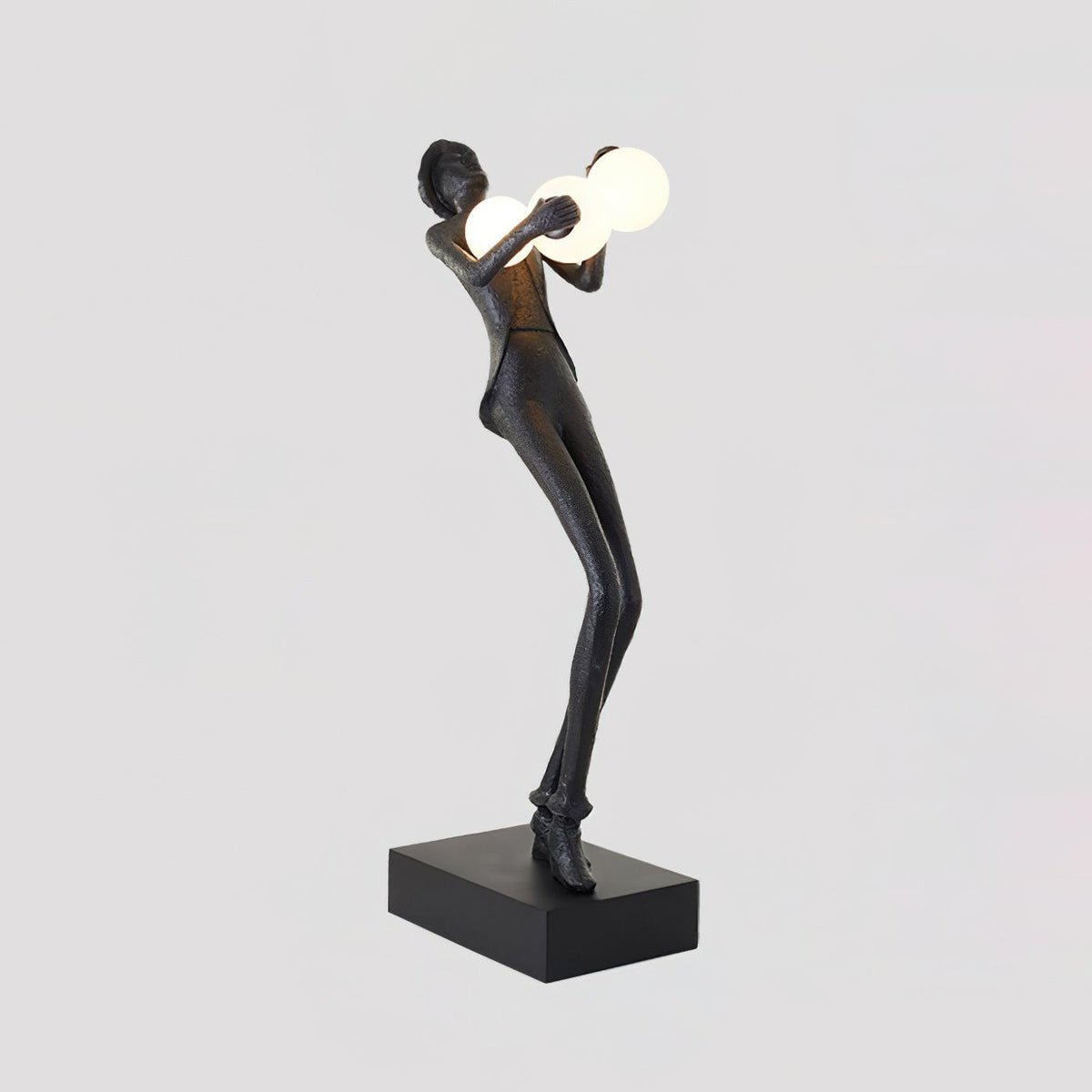 Evlirir lámpara de pie artística en bronce