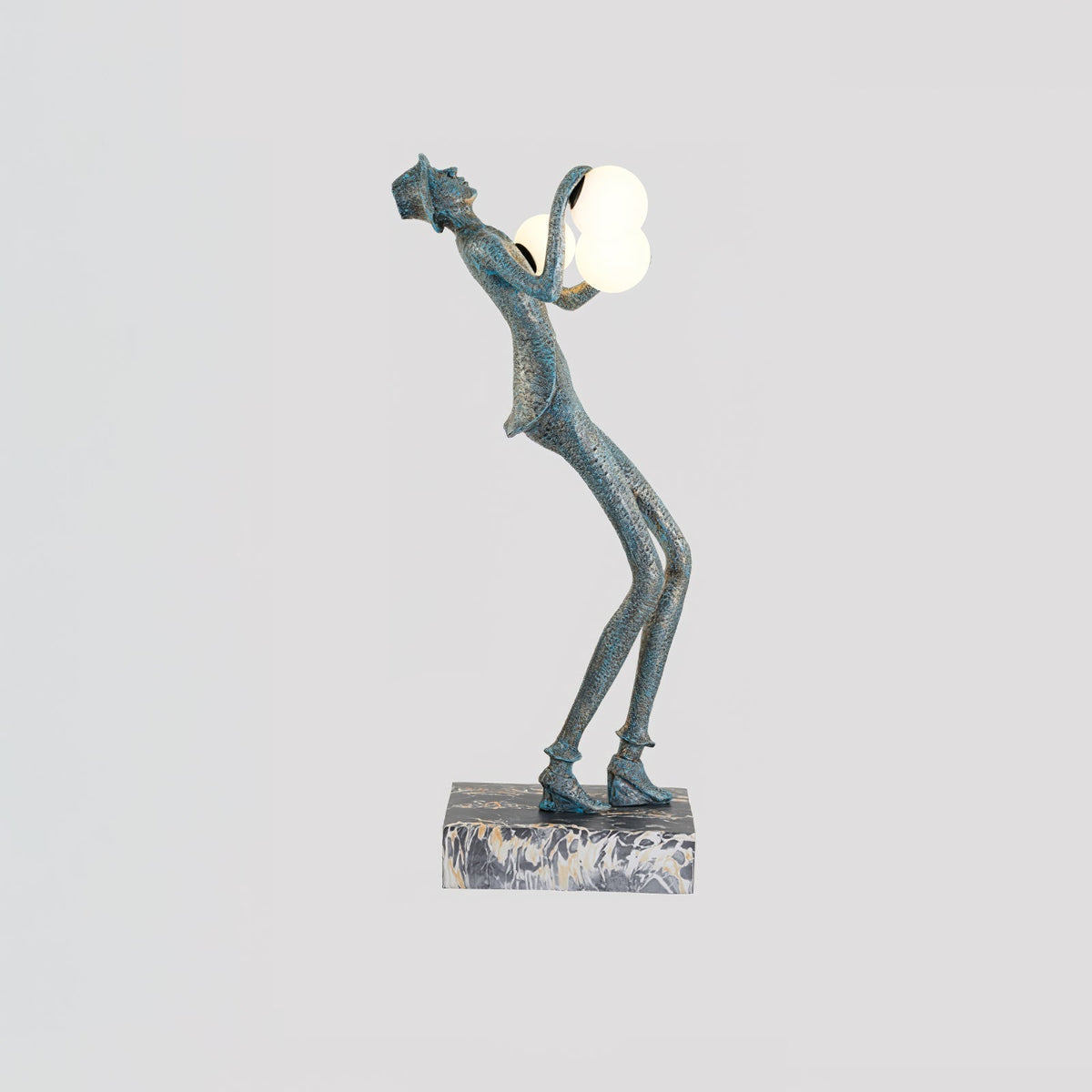 Evlirir lámpara de pie artística en bronce