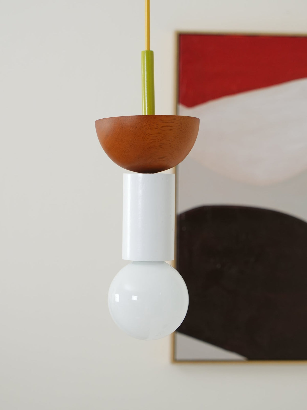 Gram lámpara colgante moderna de madera