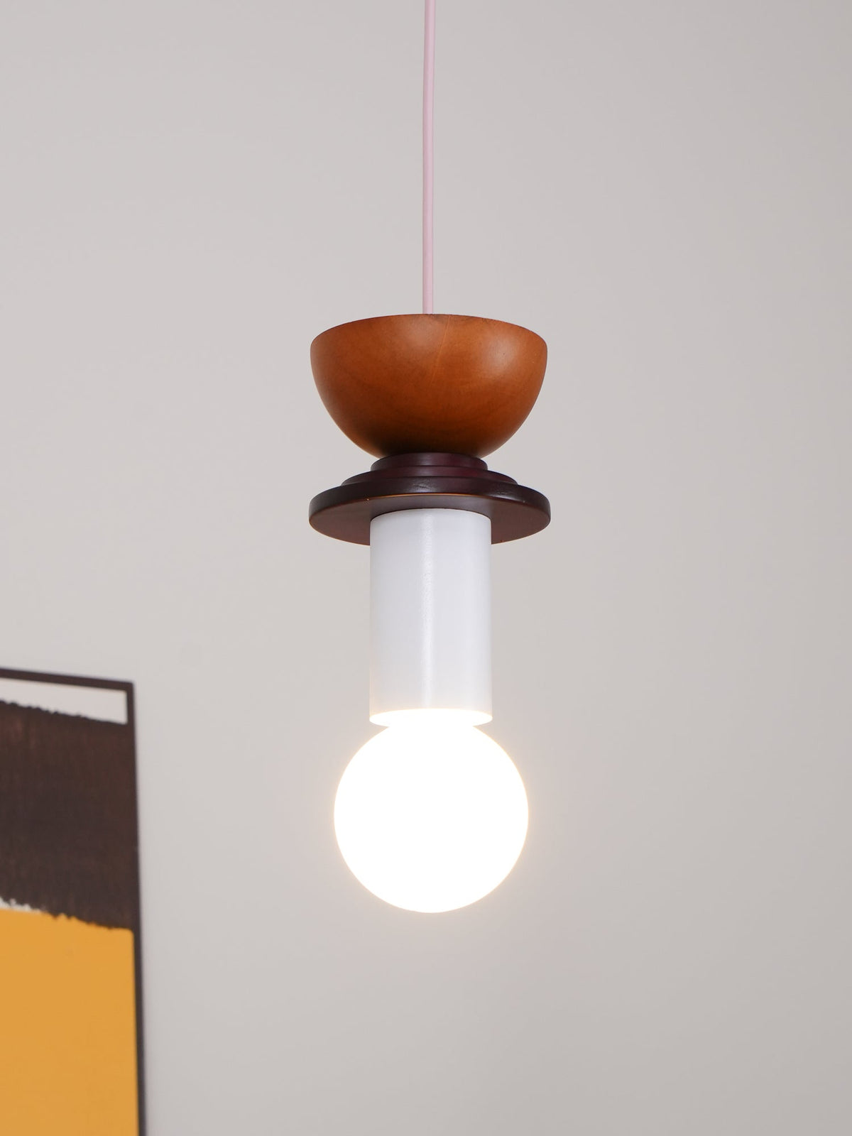 Gram lámpara colgante moderna de madera