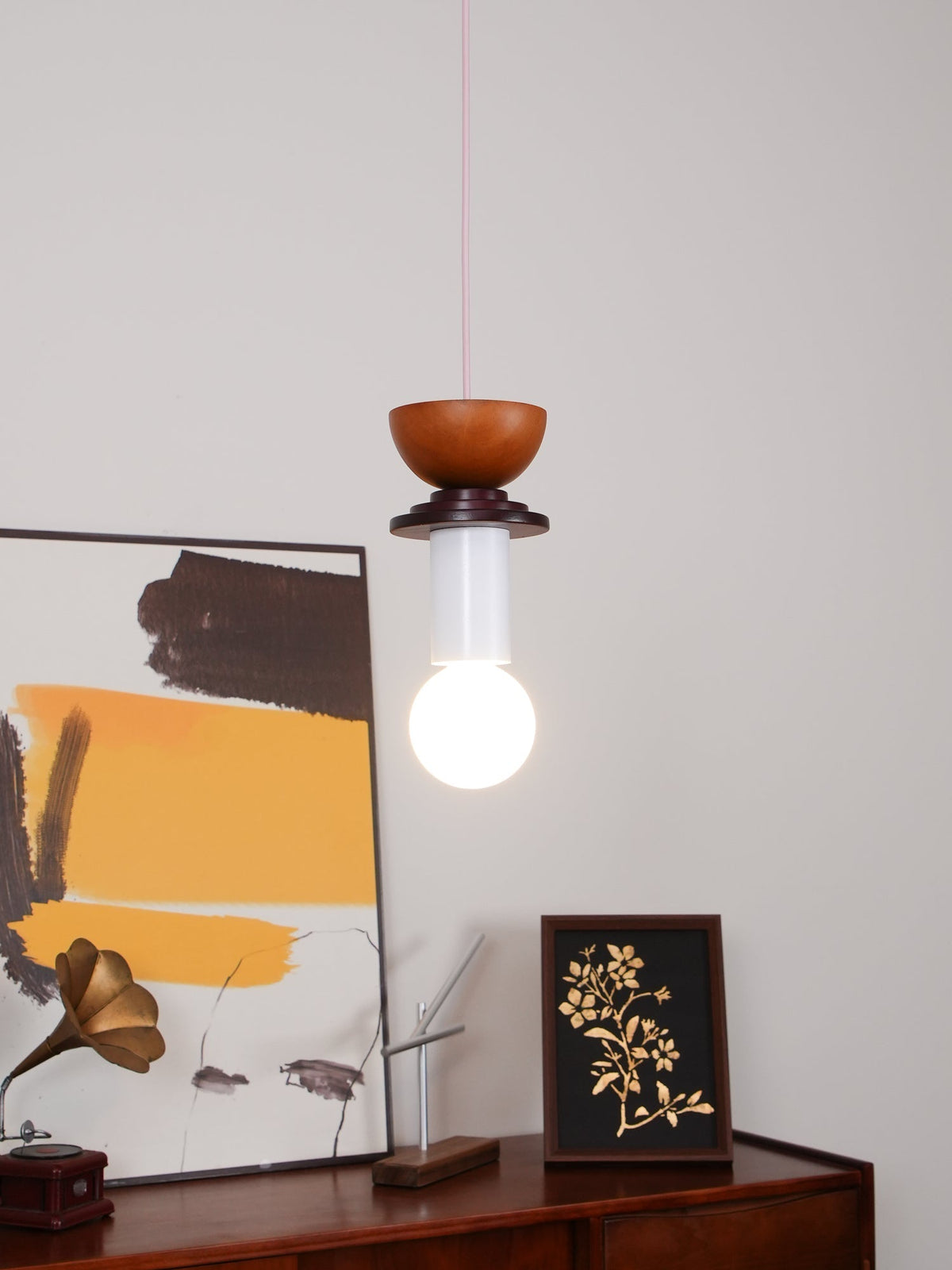 Gram lámpara colgante moderna de madera