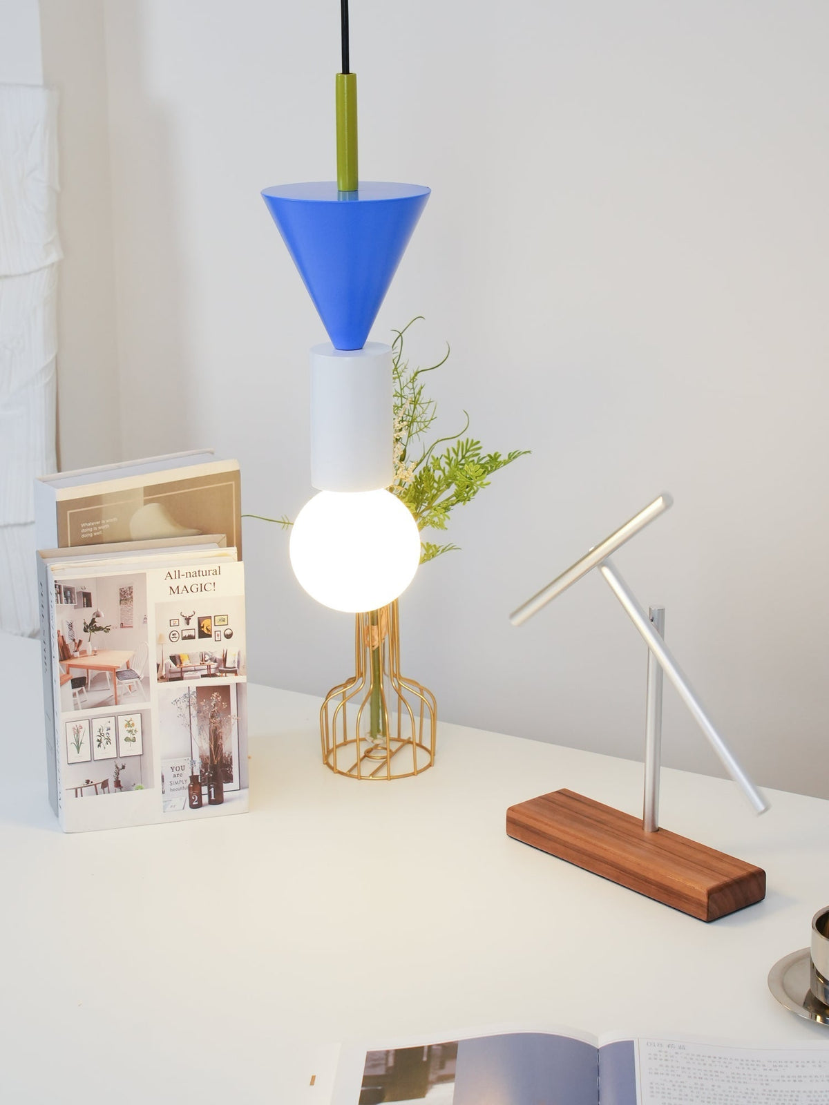 Gram lámpara colgante moderna de madera
