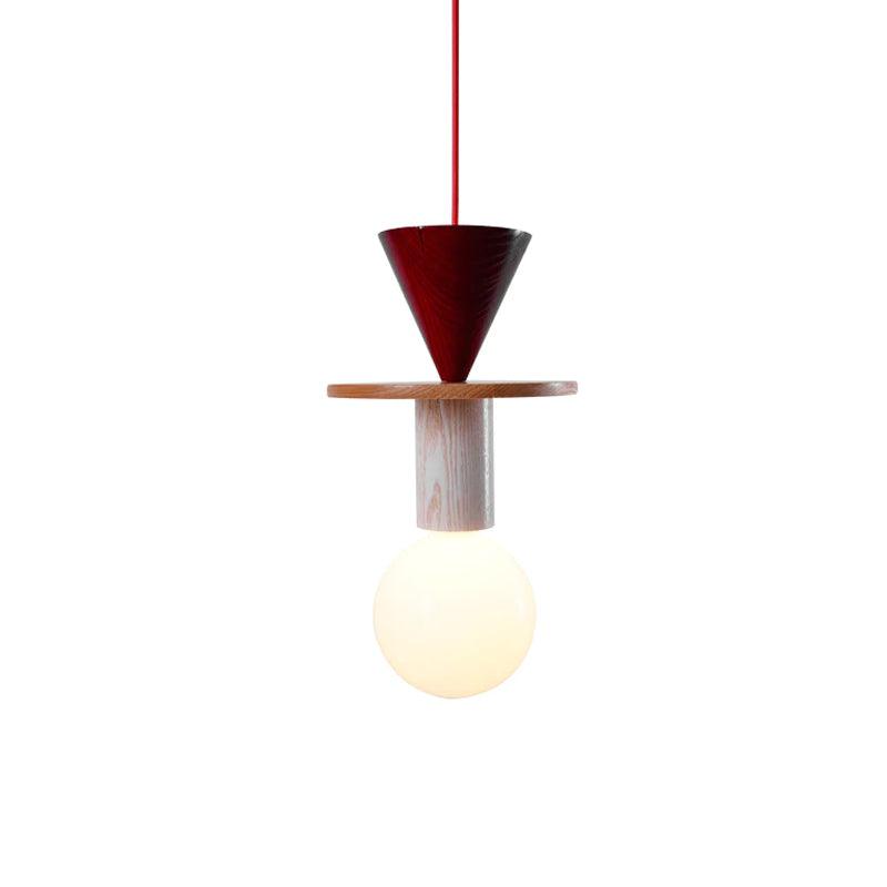 Gram lámpara colgante moderna de madera