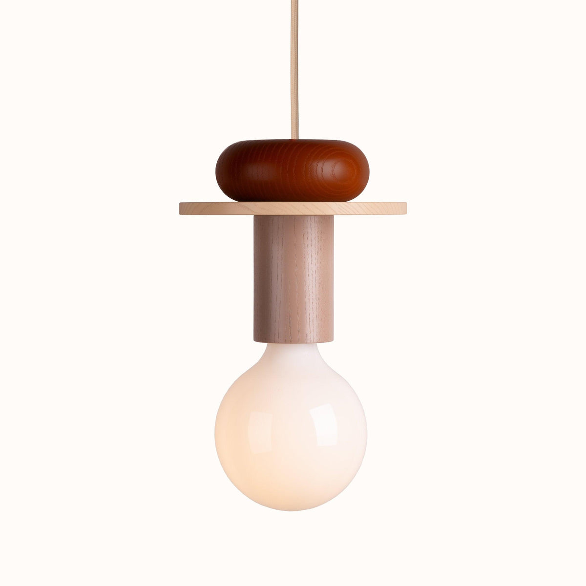 Gram lámpara colgante moderna de madera