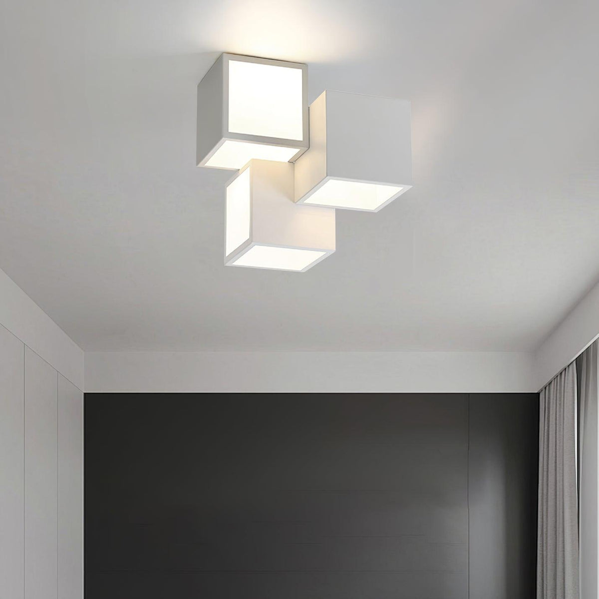 Evsilarae lámpara de techo moderna minimalista geométrica