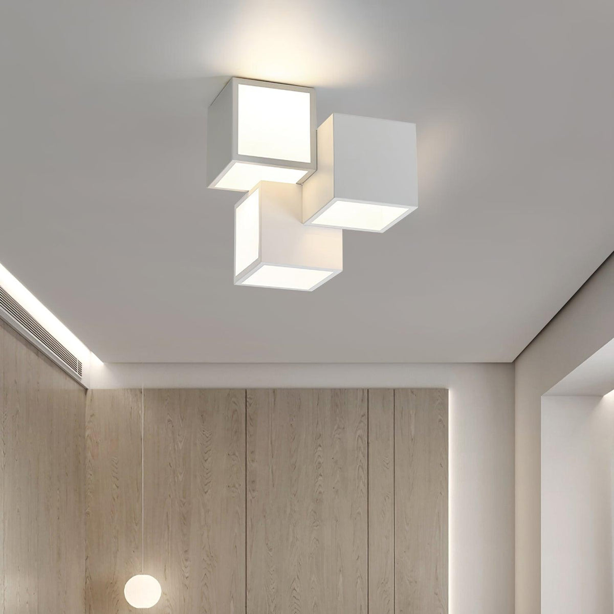 Evsilarae lámpara de techo moderna minimalista geométrica