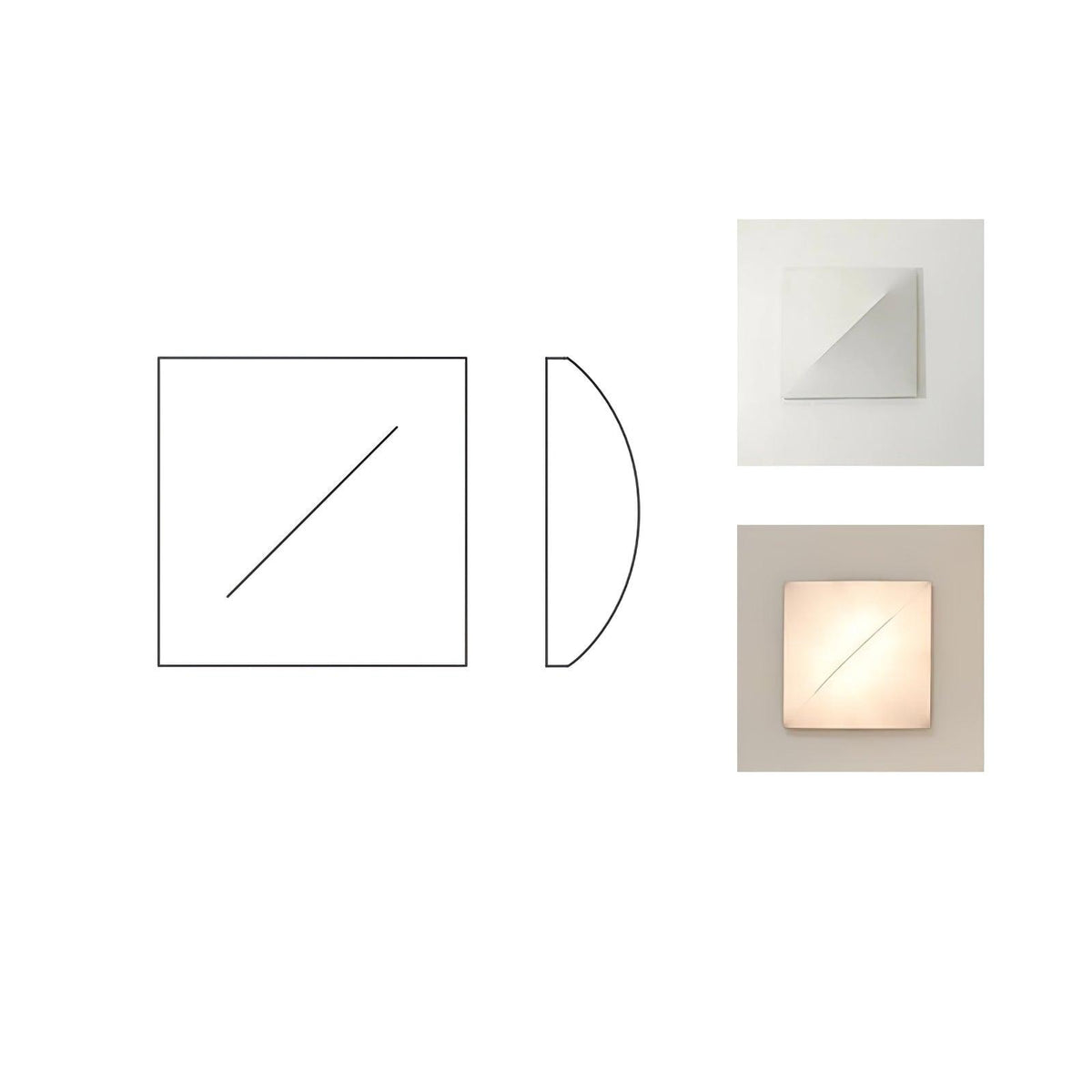 Linivelia aplique de pared minimalista de tejido