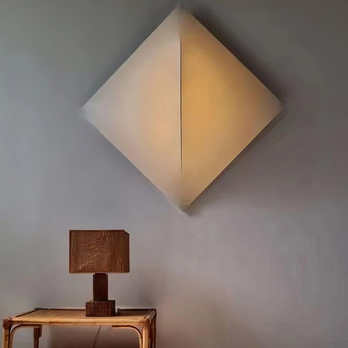 Linivelia aplique de pared minimalista de tejido