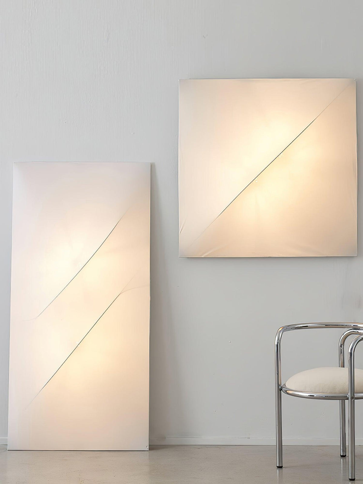 Linivelia aplique de pared minimalista de tejido