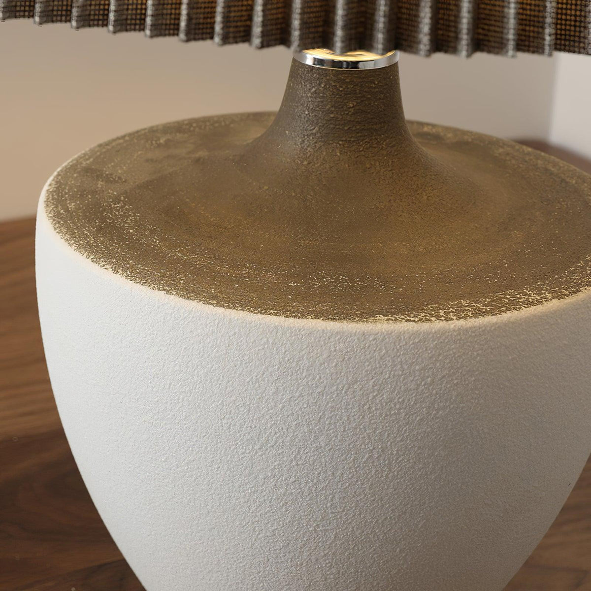 Oasis lámpara de mesa de tejido