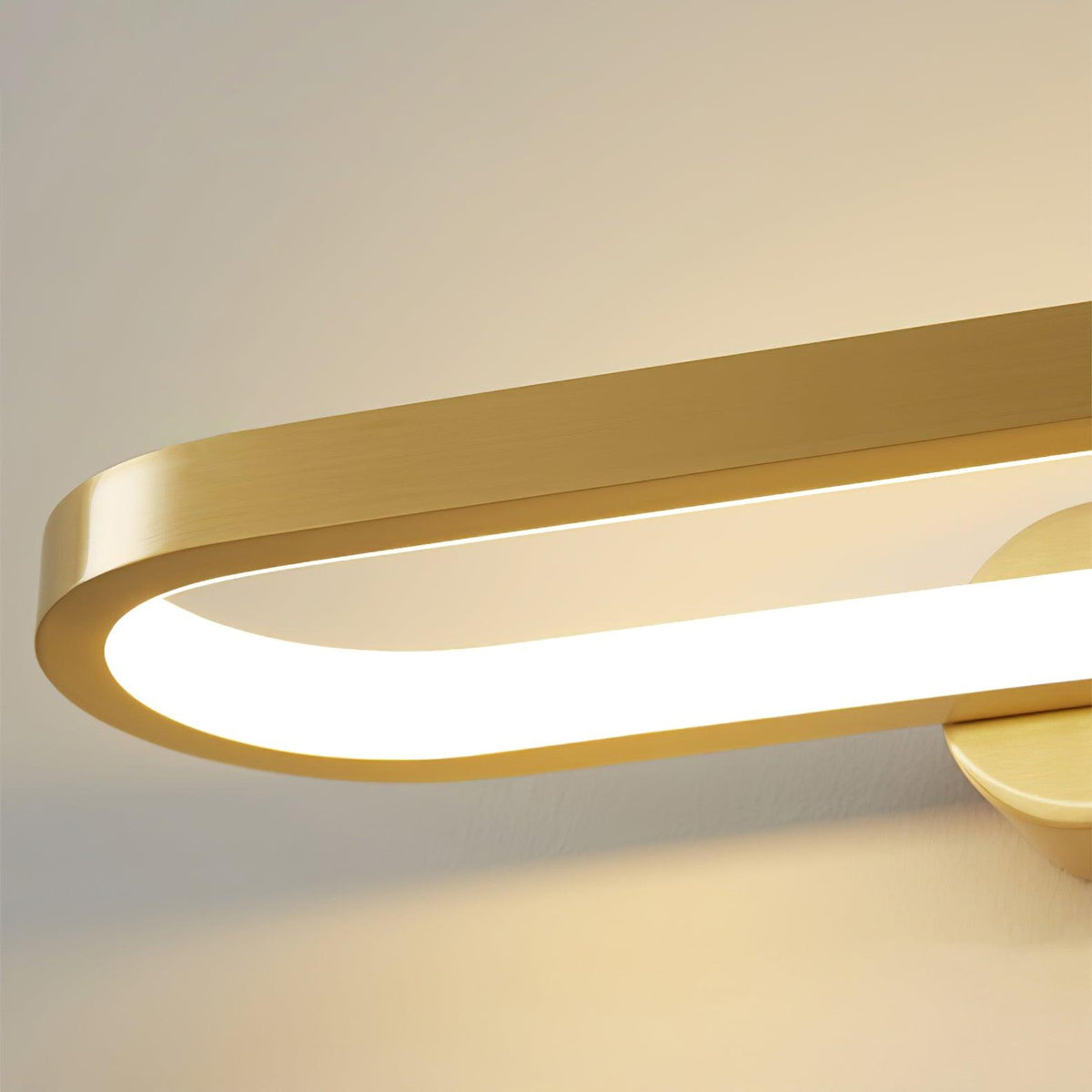 Casaraya aplique de pared moderno minimalista LED de latón