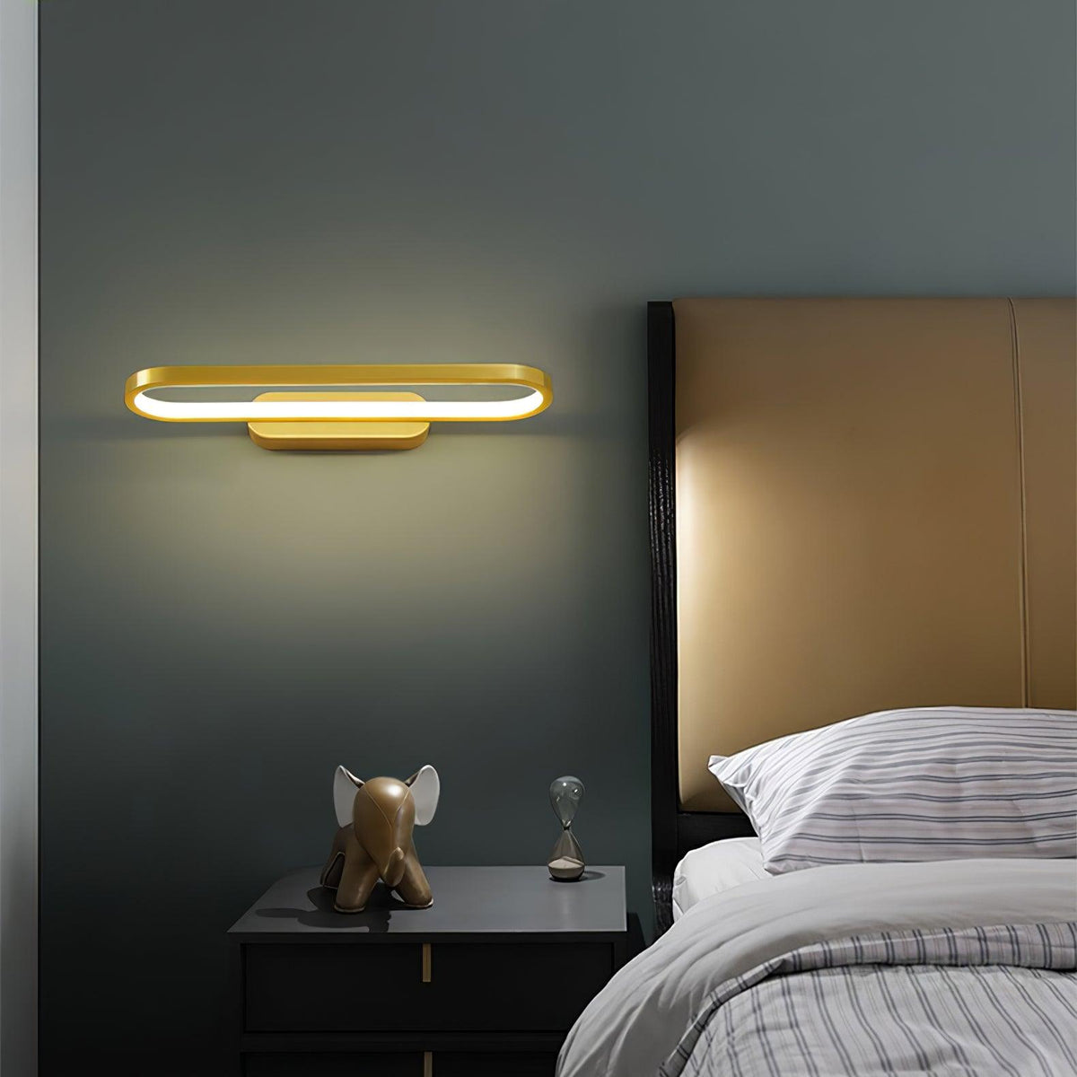 Casaraya aplique de pared moderno minimalista LED de latón