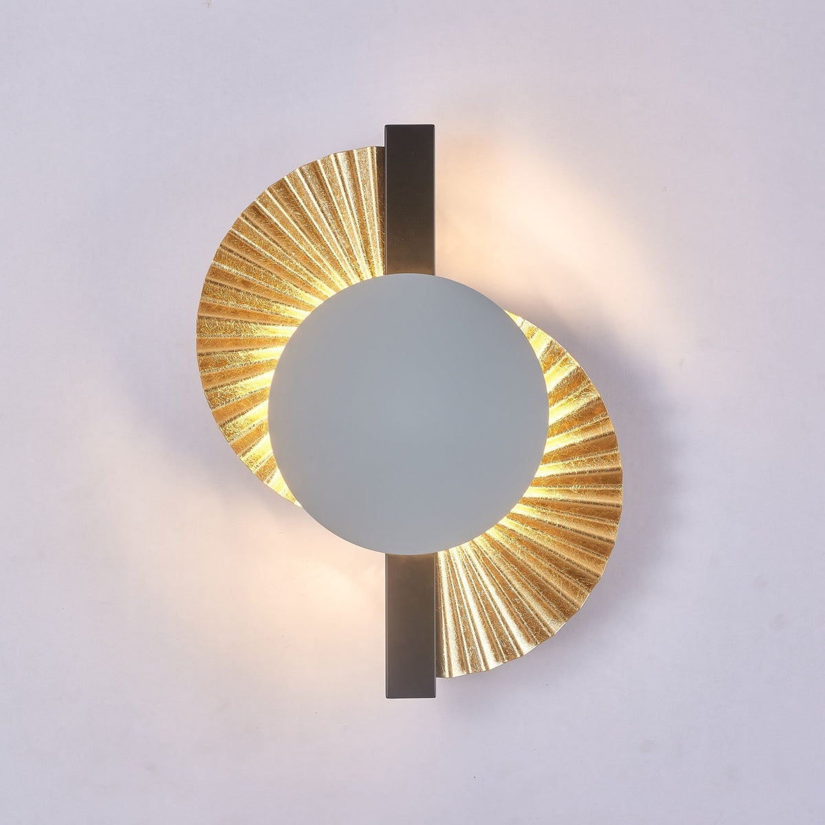 Arbordale aplique de pared Gilded Fan dorado