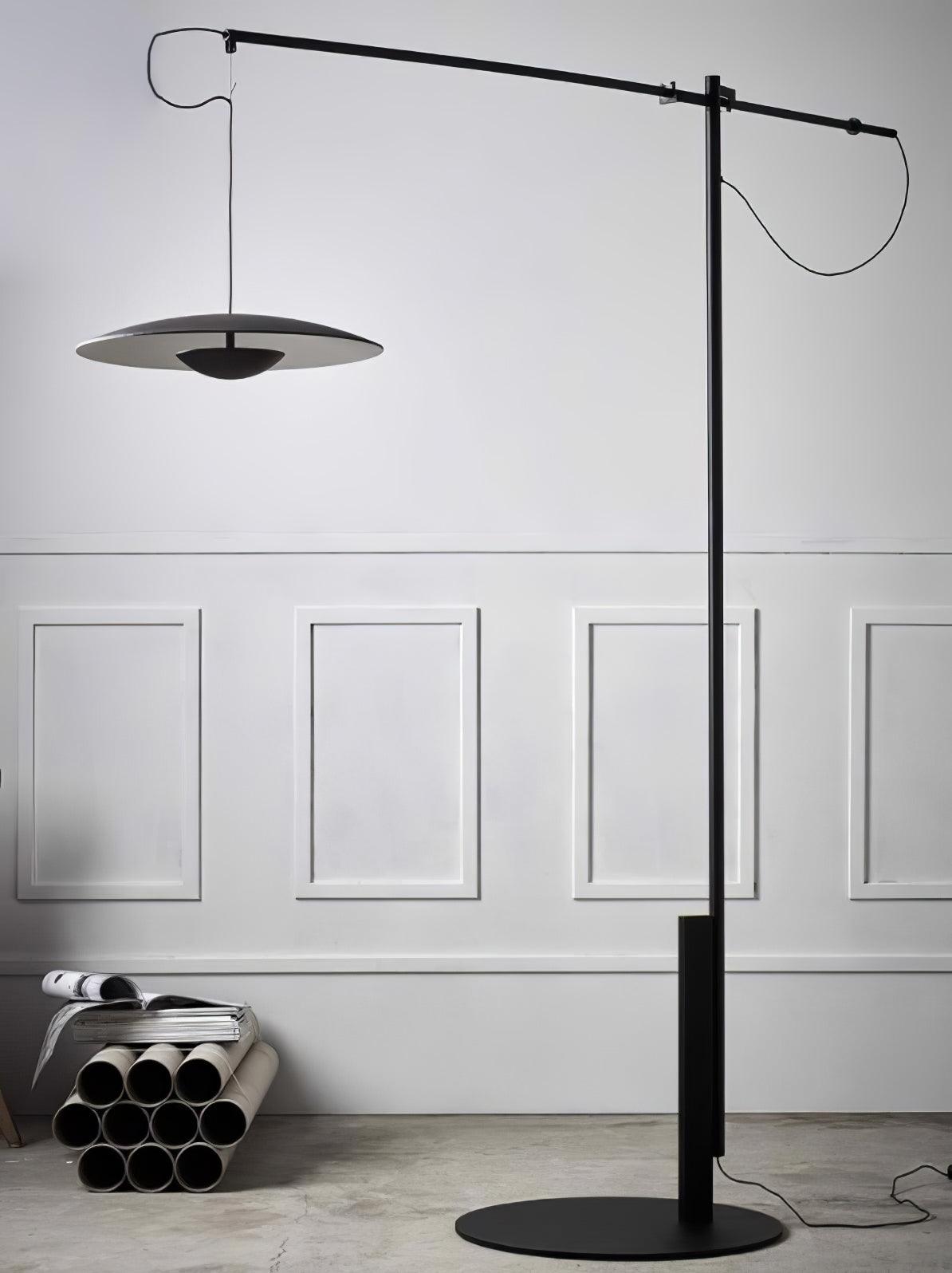 Ferinira lámpara de pie minimalista de aluminio