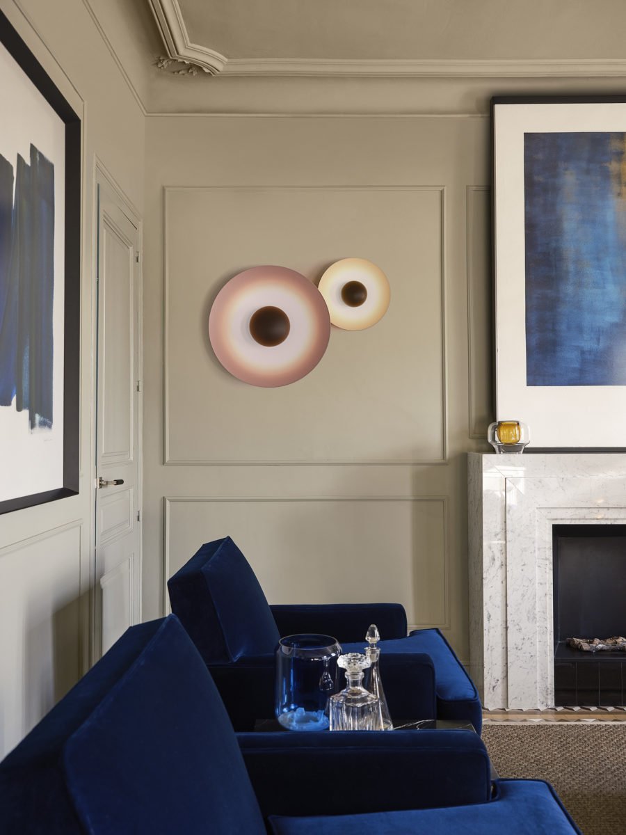 Ginger aplique de pared moderno minimalista redondo
