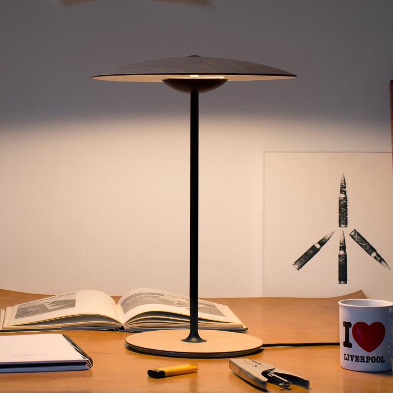Elaarelia lámpara de mesa minimalista delgada