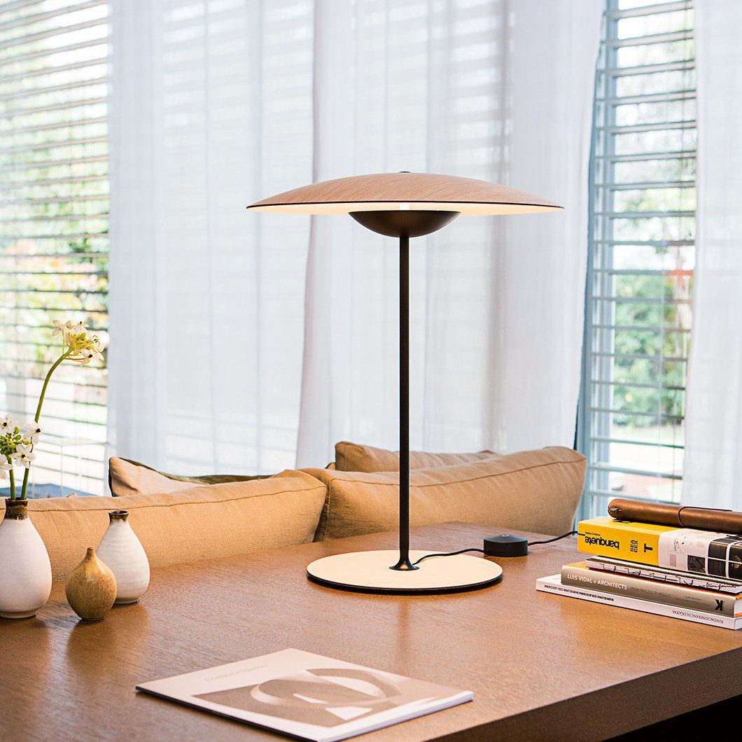 Elaarelia lámpara de mesa minimalista delgada