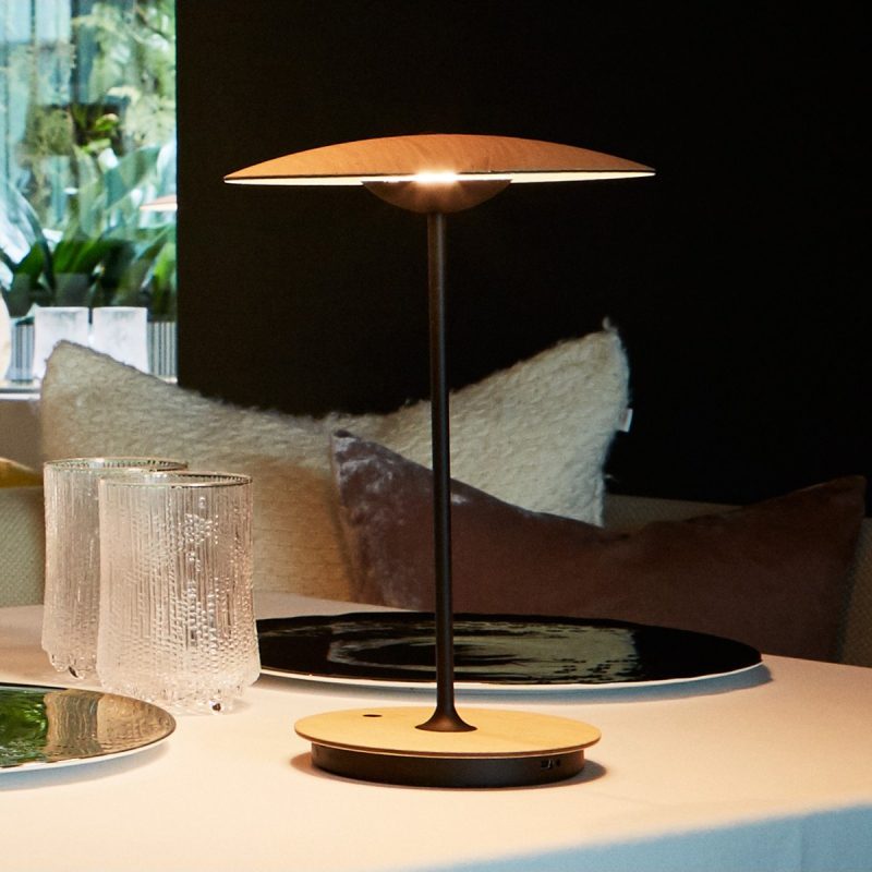 Elaarelia lámpara de mesa minimalista delgada