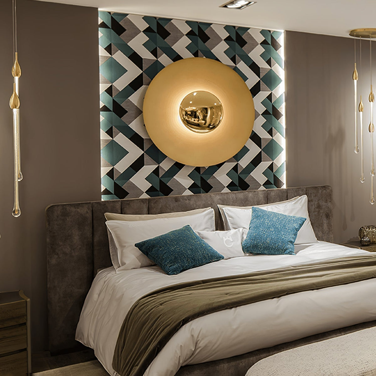 Xevan aplique de pared elegancia Simplicity resplandor