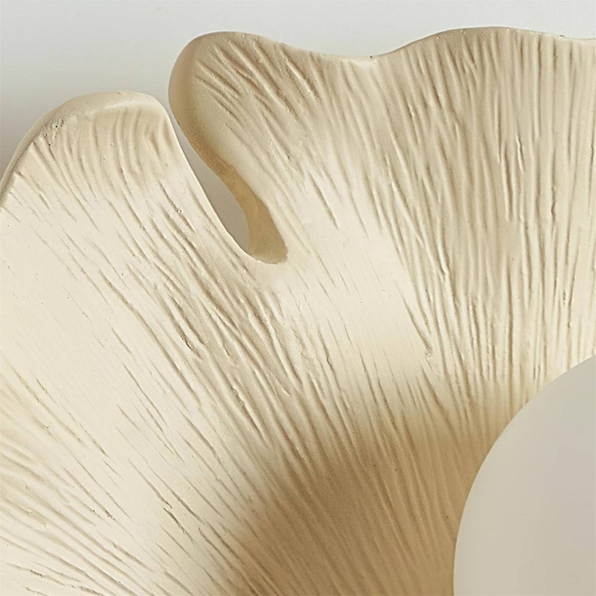 Olivia Aplique de Pared Forma Hoja de Ginkgo