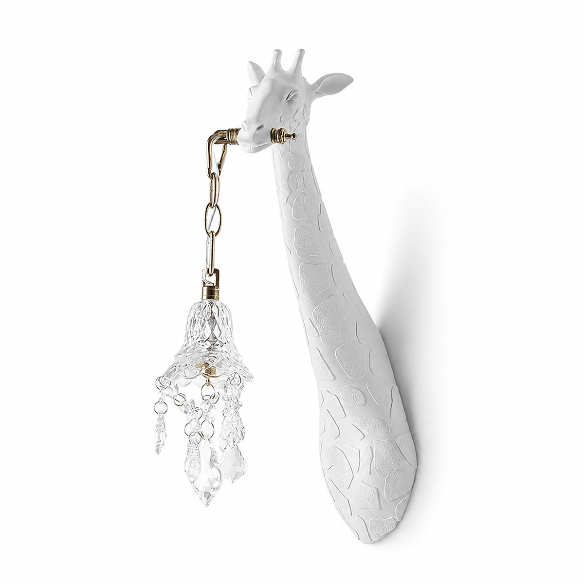 Giselle aplique de pared Giraffe de cristal
