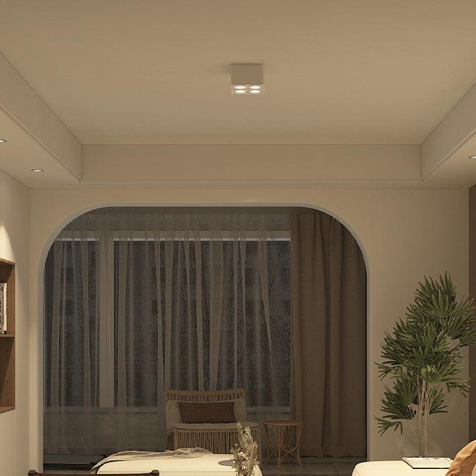 Devely Spotlight Surface Mount Twin LED Angular de estilo minimalista