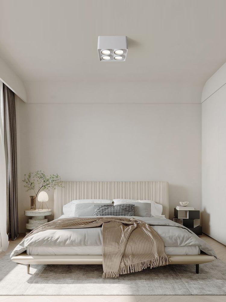 Devely Spotlight Surface Mount Twin LED Angular de estilo minimalista