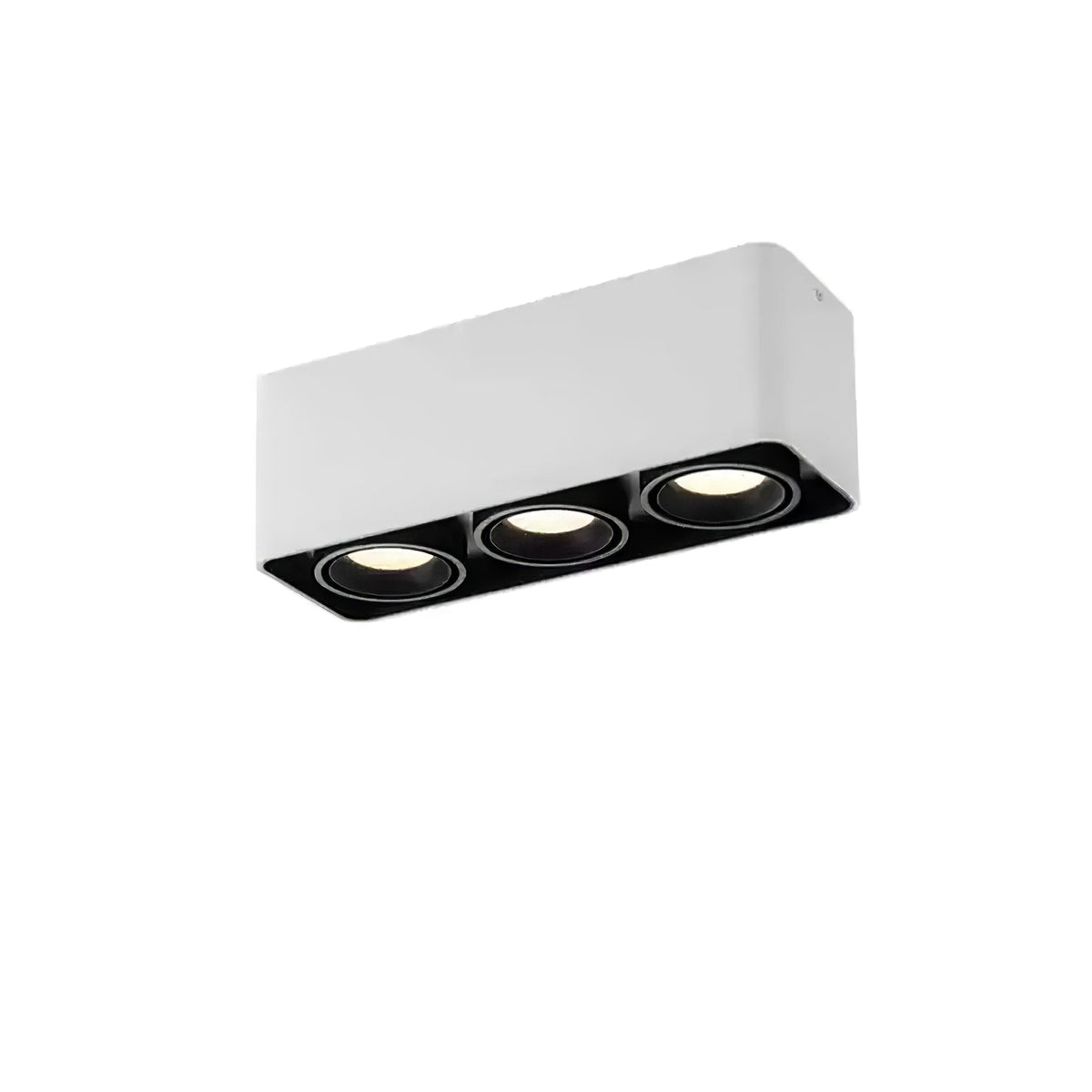 Devely Spotlight Surface Mount Twin LED Angular de estilo minimalista