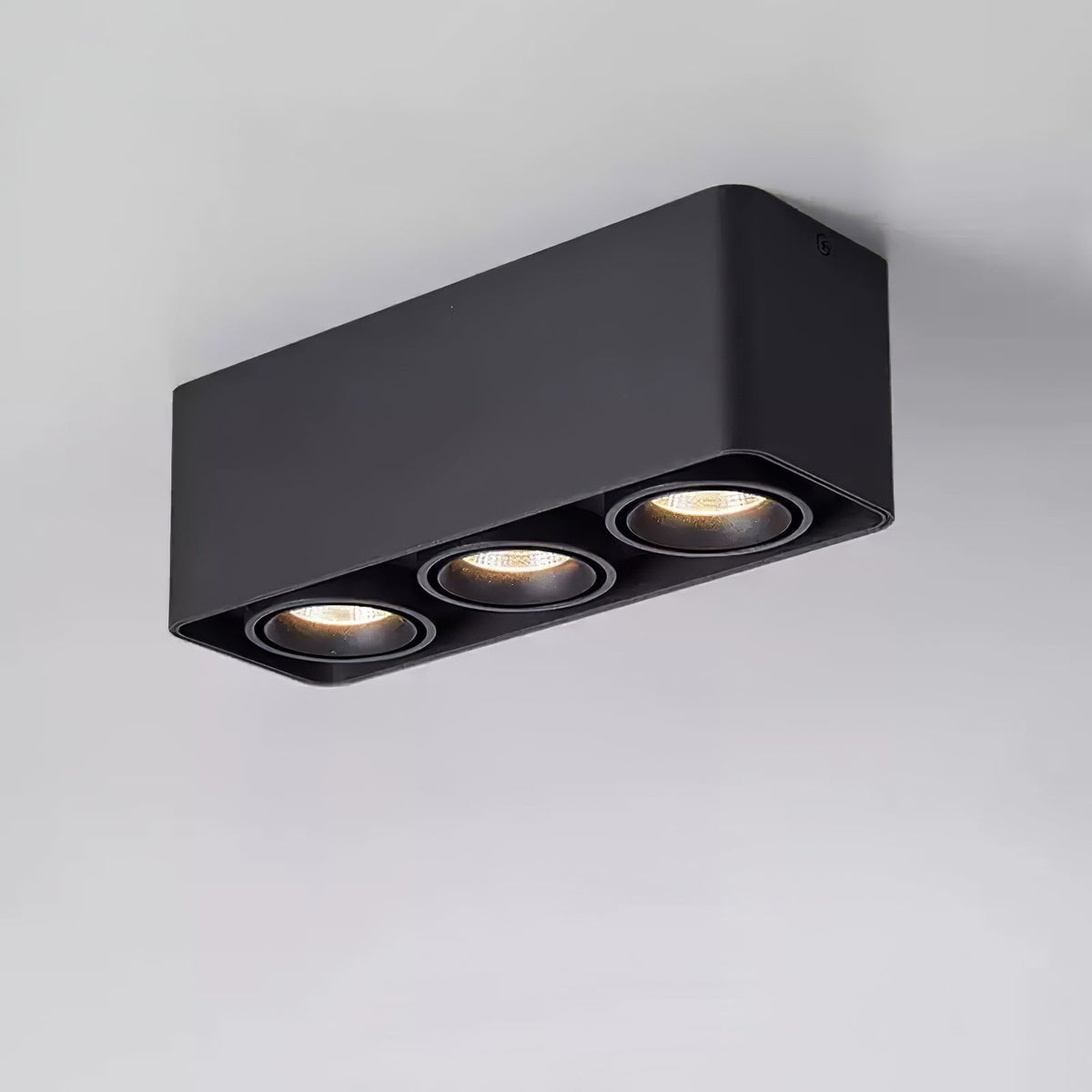 Devely Spotlight Surface Mount Twin LED Angular de estilo minimalista