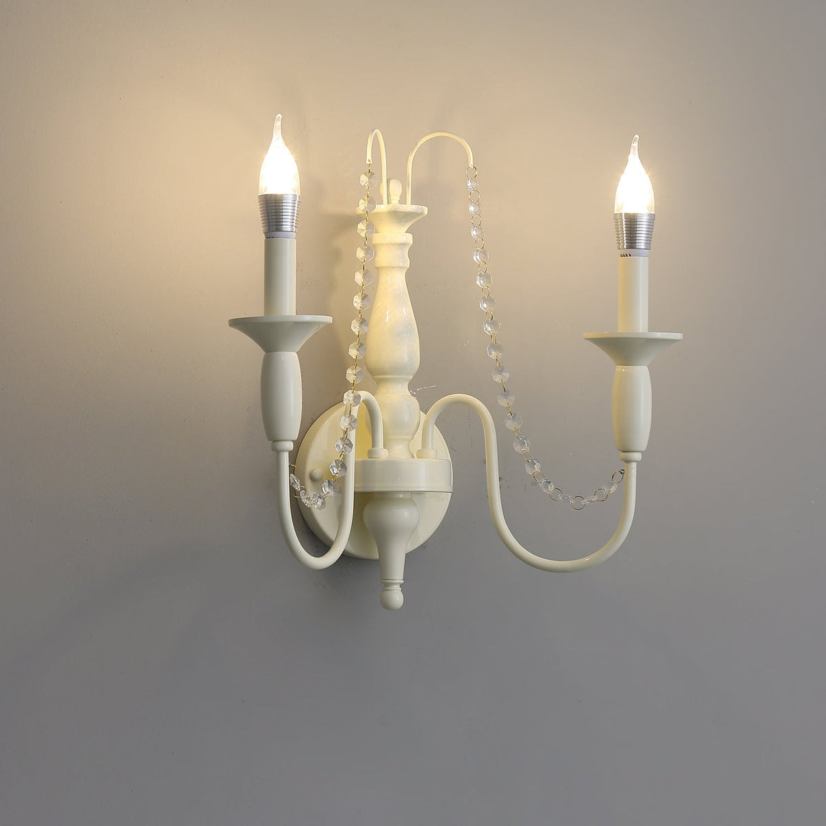 Vatalisra aplique de pared Vintage Industrial de vidrio