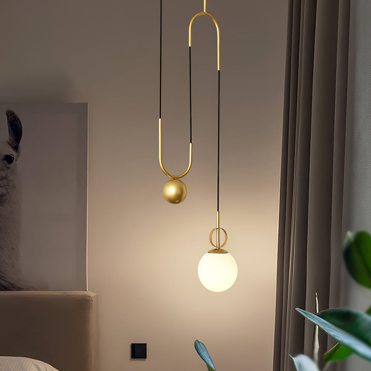 Zara lámpara colgante moderna
