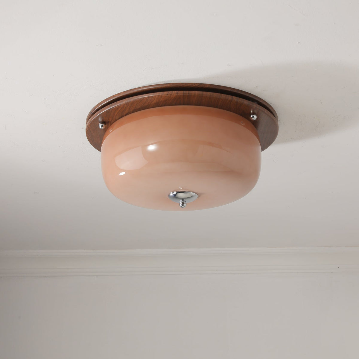 Vetheel lámpara de techo con cúpula de vidrio esmerilado nórdico premium