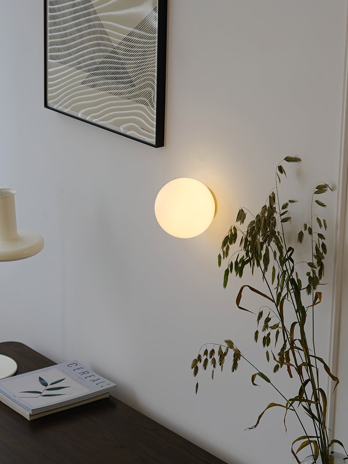 Celorira aplique de pared moderno minimalista de vidrio