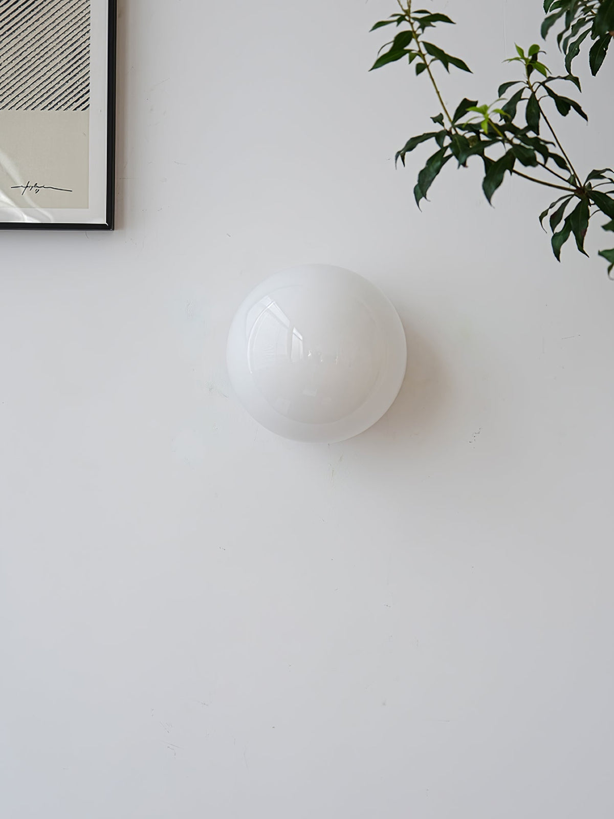Celorira aplique de pared moderno minimalista de vidrio
