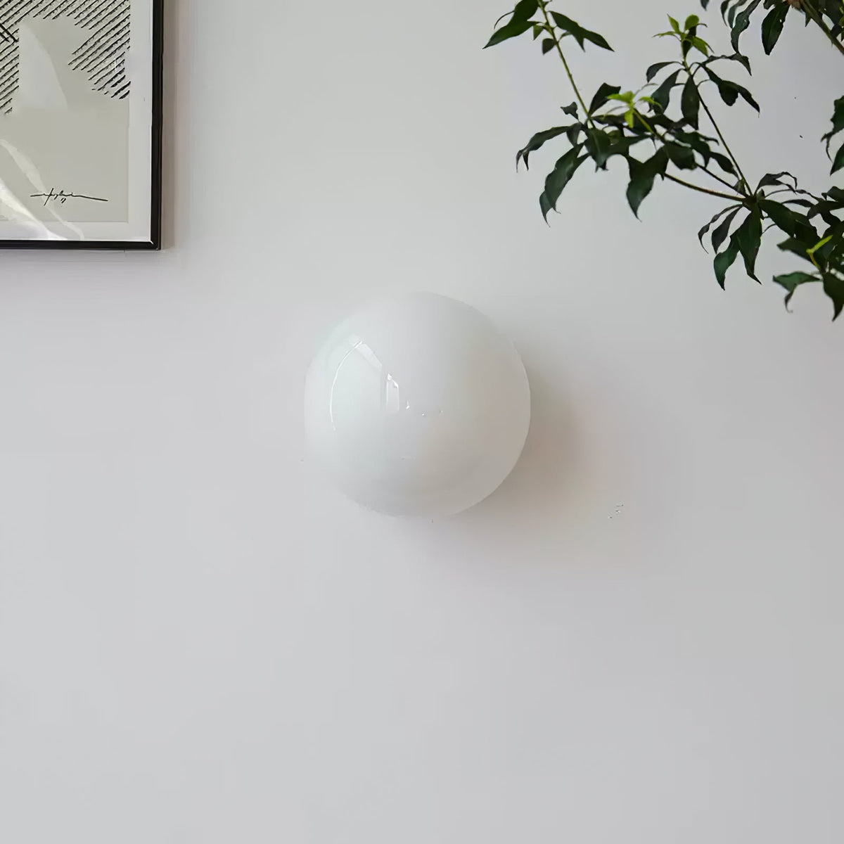 Celorira aplique de pared moderno minimalista de vidrio