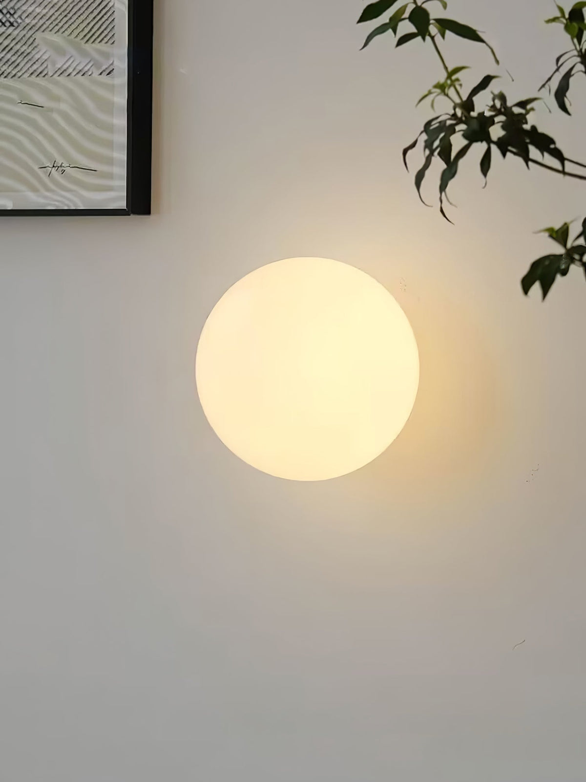 Celorira aplique de pared moderno minimalista de vidrio