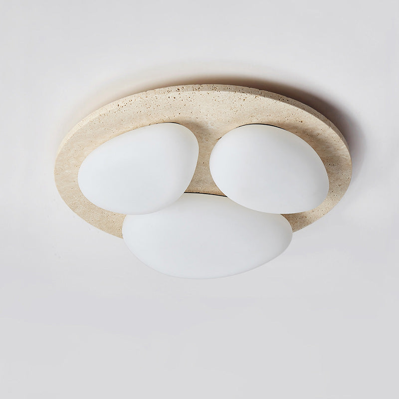 Lylaeen Lámpara De Techo Travertino Moderno Minimalista