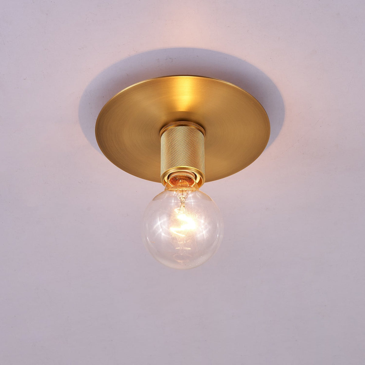 Aursorion lámpara de techo moderna minimalista de latón