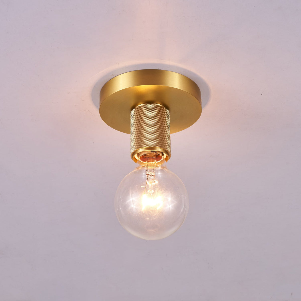 Aursorion lámpara de techo moderna minimalista de latón